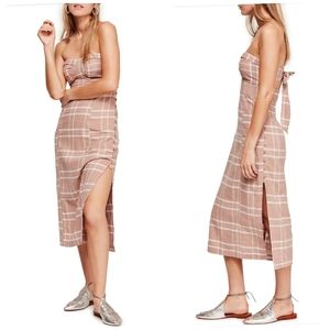 {Free People}Life Like This Steapless Midi Dress